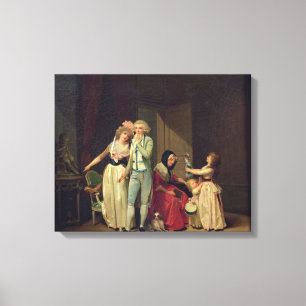 Love Extinguish it, or The Philosopher' Canvas Print