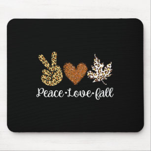 Love Fall Autumn Clothes Fashion For Women  Mouse Pad