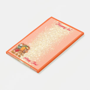 Love Fall Autumn Customize Text and Colour Post-it Notes