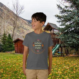 Love Fall Thanksgiving Customize Family Names T-Shirt
