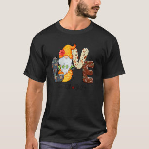 Love Fall Y'all Gnome Cute Fall Autumn Pumpkin Wom T-Shirt