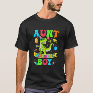 Love Family Matching Aunt Of The Birthday Boy T Re T-Shirt