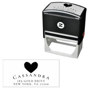 love Family Name Return Address Self-inking Stamp