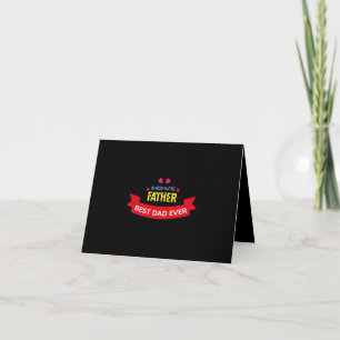 Love Father Best Dad Ever Card