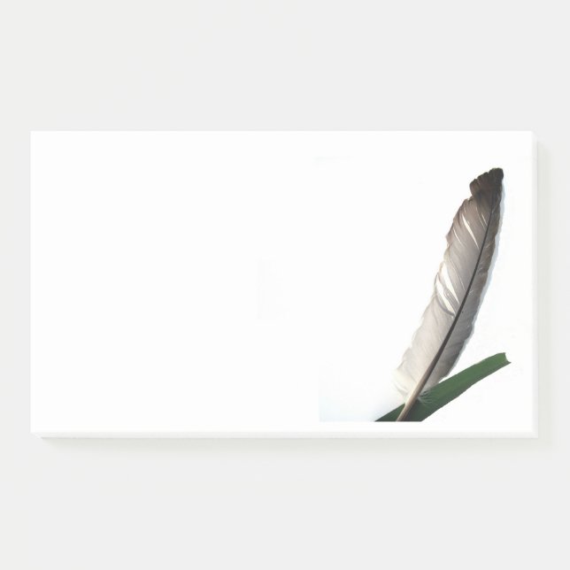 Love Feather Post-it® Notes, 10" x 6" Post-it Notes (Front)
