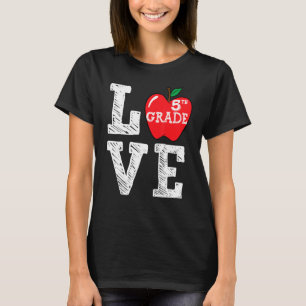 Love Fifth Grade Squad First Day Of School Teacher T-Shirt