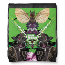 Love Films Film Kung Fu Cam Drawstring sac à dos