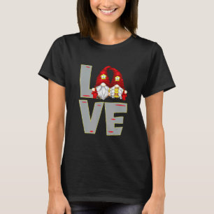 Love Fireman Tee For Firefighter Wo Loves Gnomes