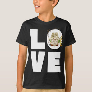 Love Fishing Grandpa Fisherman Hat Funny Trout Fis T-Shirt