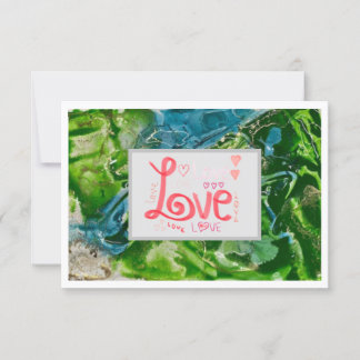 Love Flat Card 3.5" x 5"