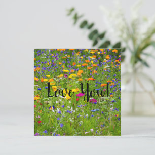 Love Flat Greeting Card
