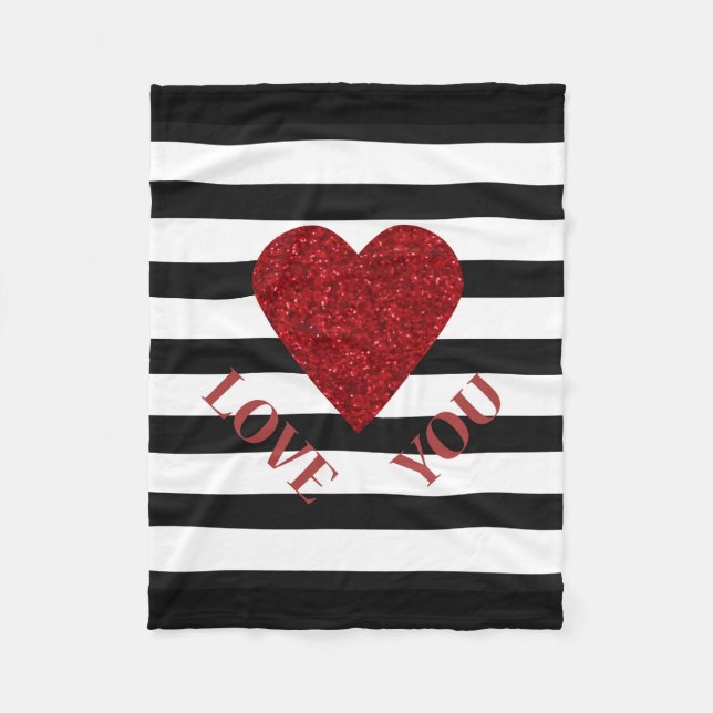Love Fleece Blanket (Front)