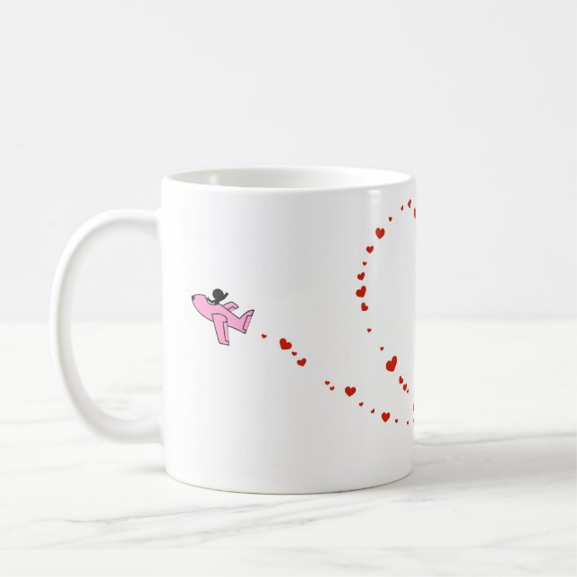 Love flight coffee mug (Left)