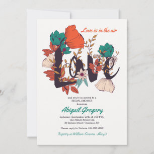 Love Floral Invitation