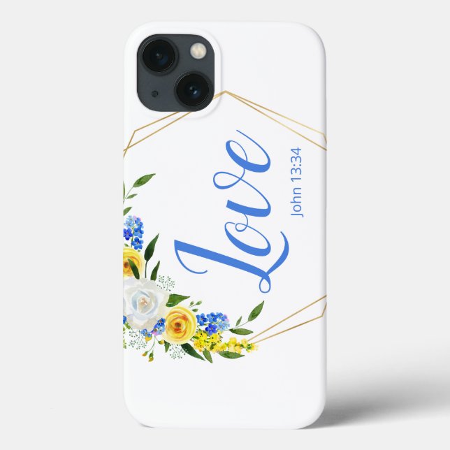Love Floral Watercolor Case-Mate iPhone Case (Back)