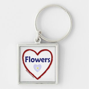 Love Flowers Keychain