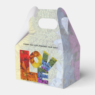 LOVE Flowers Same-Sex Wedding Collection Favor Box