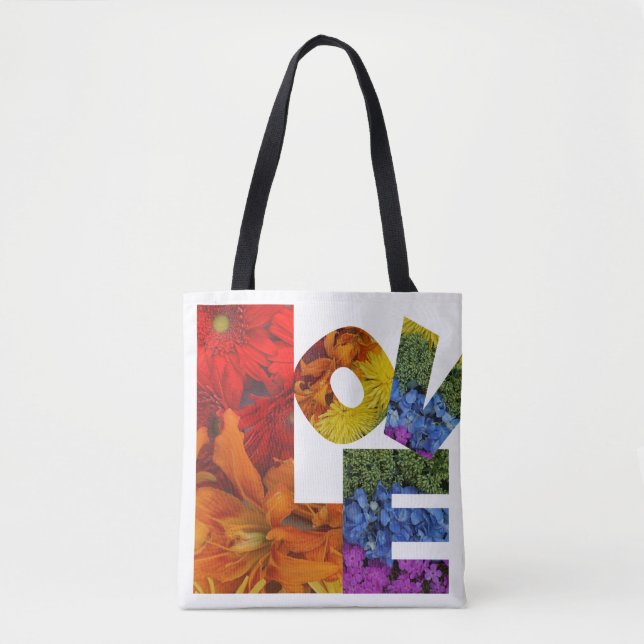 Love Flowers Tote (Front)