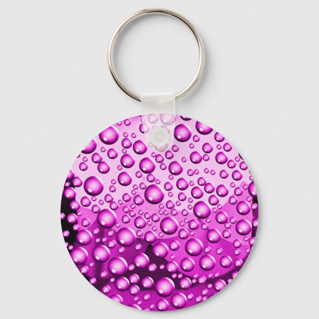 Love Flows,Purle_ Keychain (Front)