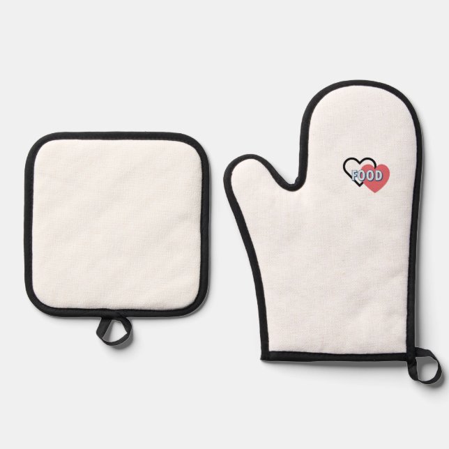 love food oven mitt & pot holder set (Front)