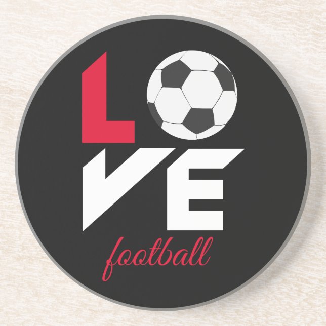 Love football coaster (Front)
