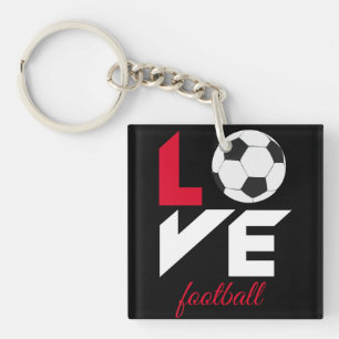 Love football keychain