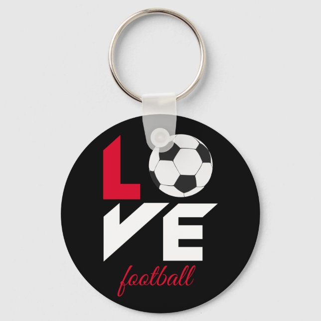 Love football keychain (Front)