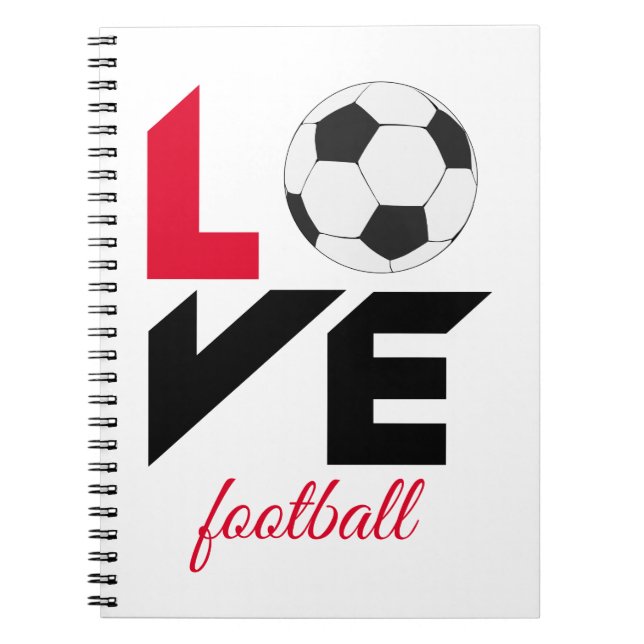 Love football notebook (Front)