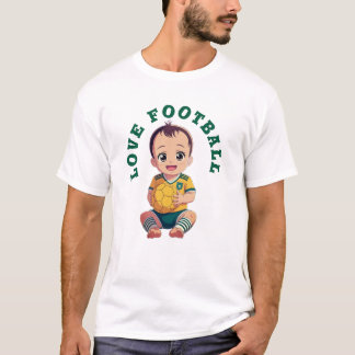 Love football T-Shirt Baby Bodysuit