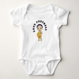 Love football T-Shirt Baby Bodysuit