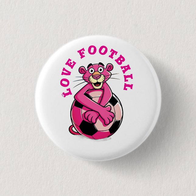 Love football T-Shirt Baby Bodysuit 1 Inch Round Button (Front)