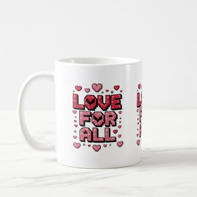 Love for All - Inspirational Mug (Left)