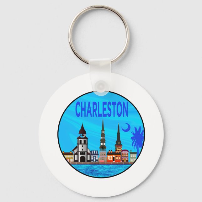Love for Charleston Keychain (Front)