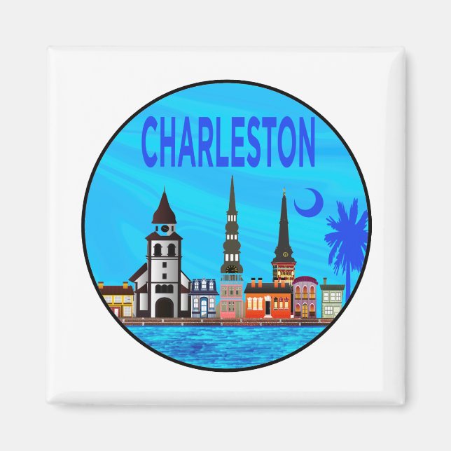 Love for Charleston Magnet (Front)