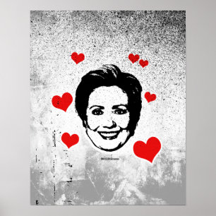 Love for Hillary Poster