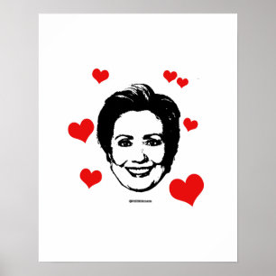 Love for Hillary Poster