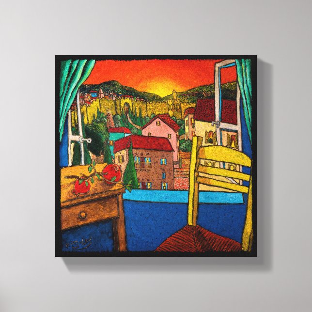 Love for Jerusalem, Jonathan Kis-Lev Canvas Print (Front)