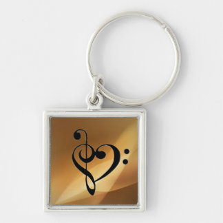 Love For Music Keychain