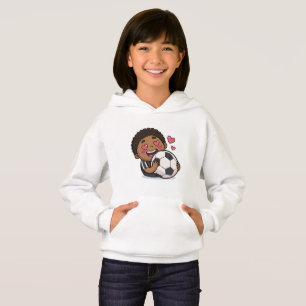 Love for soccer kawaii anime design