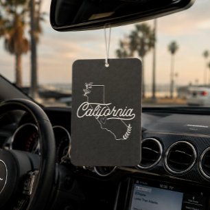 Love For The Golden State California Black & White Air Freshener