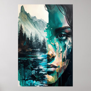 Love for the nature poster