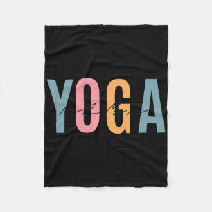 Love For Yoga. Being A Yoga Mama  Fleece Blanket