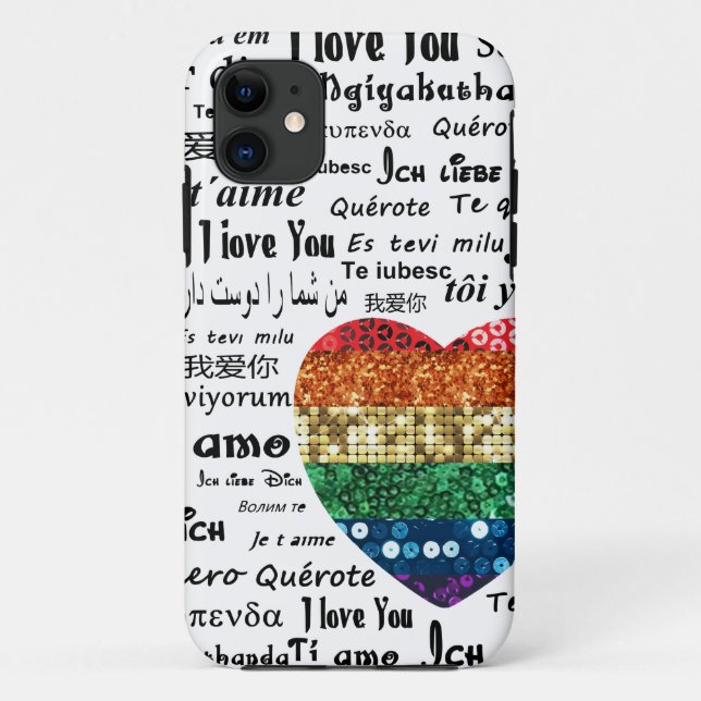 Love foreign languages Case-Mate iPhone case (Back)