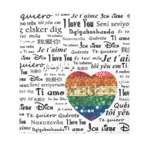 Love foreign languages notepad