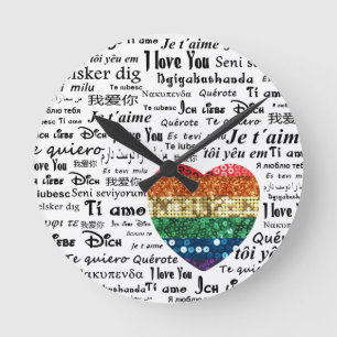 Love foreign languages round clock