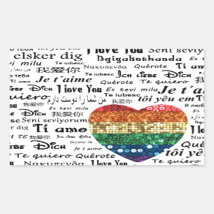Love foreign languages sticker