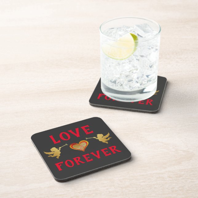 Love Forever Beverage Coaster (Right Side)