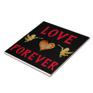 Love Forever Ceramic Tile