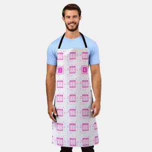 Love forever Customize it with your initials Apron