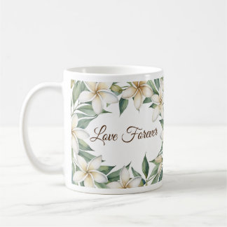Love Forever, Plumeria Coffee Mug